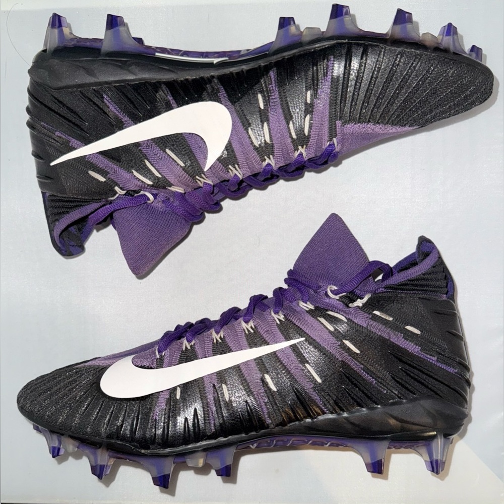 Nike Alpha Menace Elite TD Football Cleats Purple/Black 877140-510 NEW Size 11.5